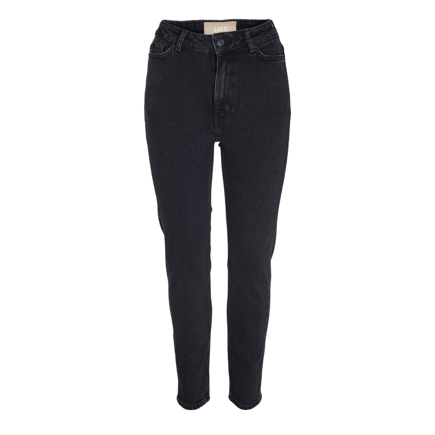 Black Denim - Front - JJXX Womens-Ladies 5 Pockets Slim Jeans