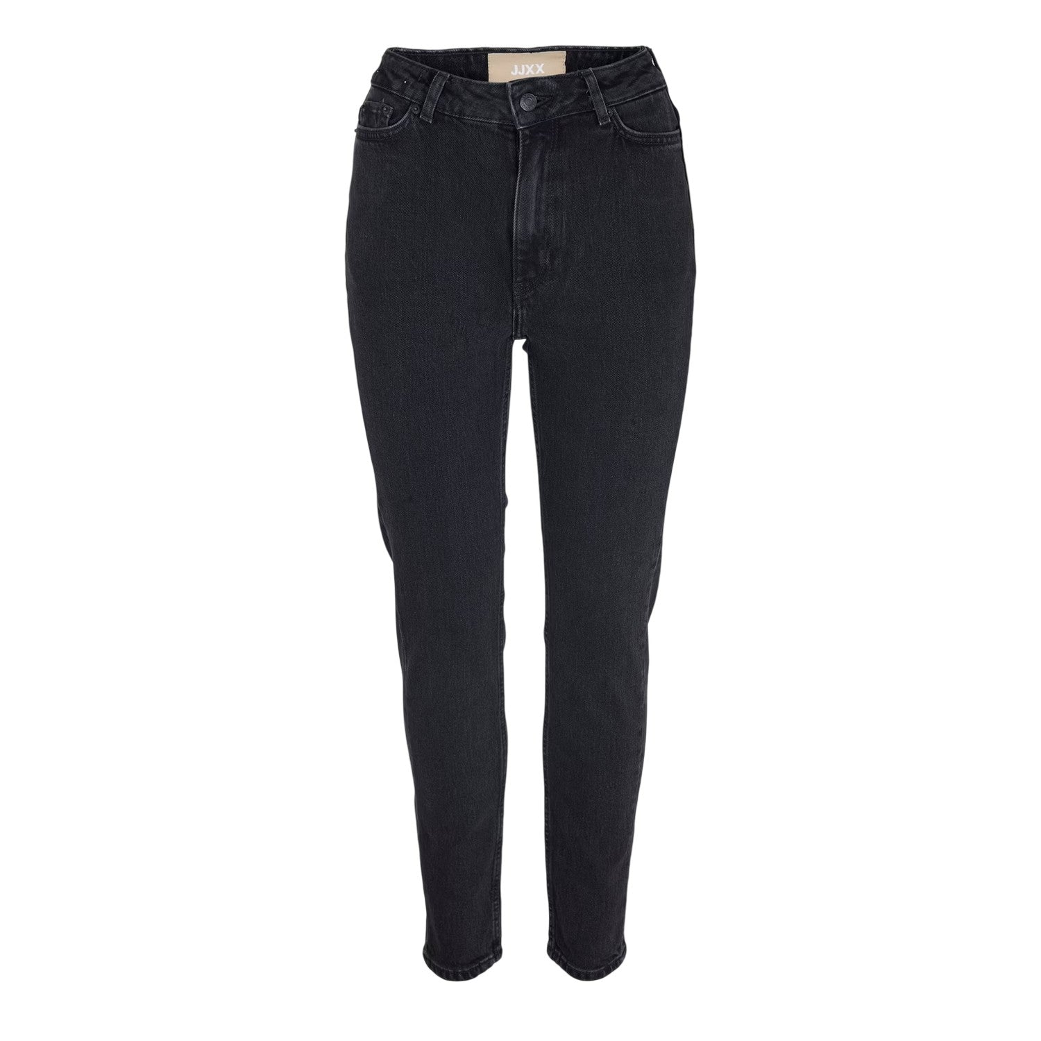 Black Denim - Front - JJXX Womens-Ladies 5 Pockets Slim Jeans