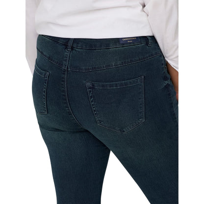Blue Black - Side - Only Womens-Ladies Skinny Jeans