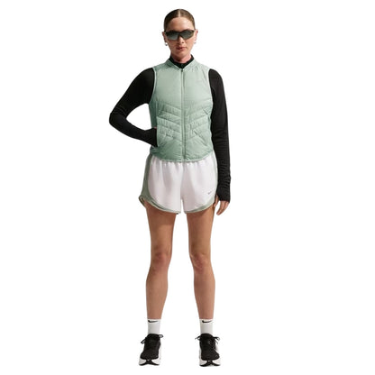 Green - Front - Nike Womens-Ladies Performance Slim Race Vest