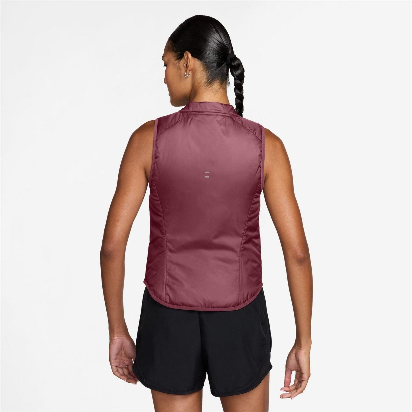 Pink Smoke - Back - Nike Womens-Ladies Performance Slim Race Vest