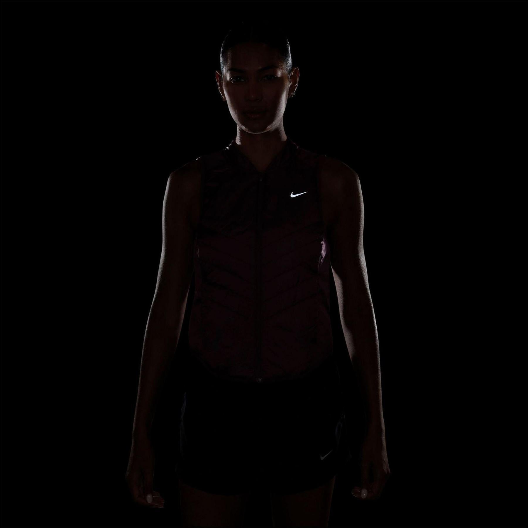 Pink Smoke - Lifestyle - Nike Womens-Ladies Performance Slim Race Vest