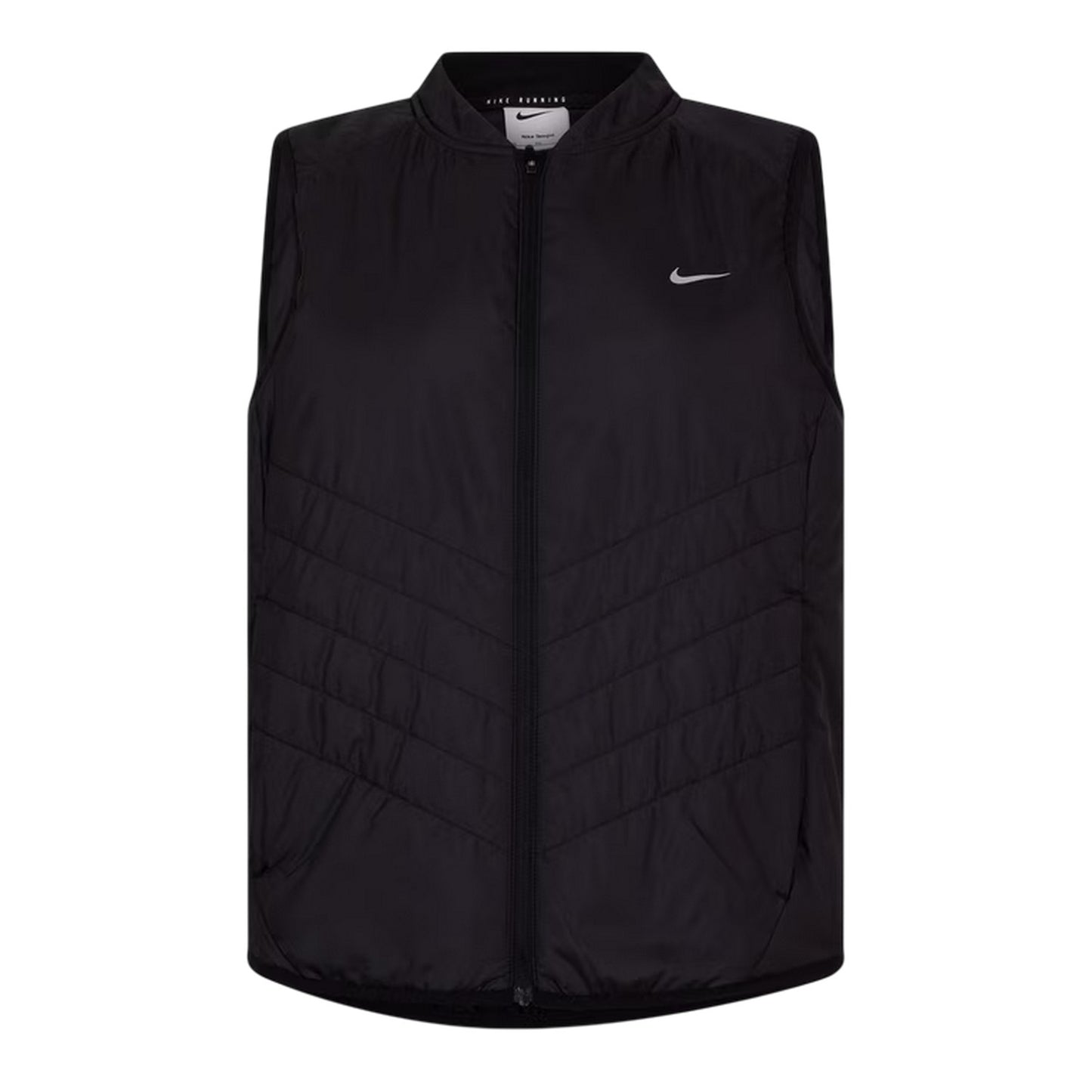 Black - Front - Nike Womens-Ladies Performance Slim Race Vest