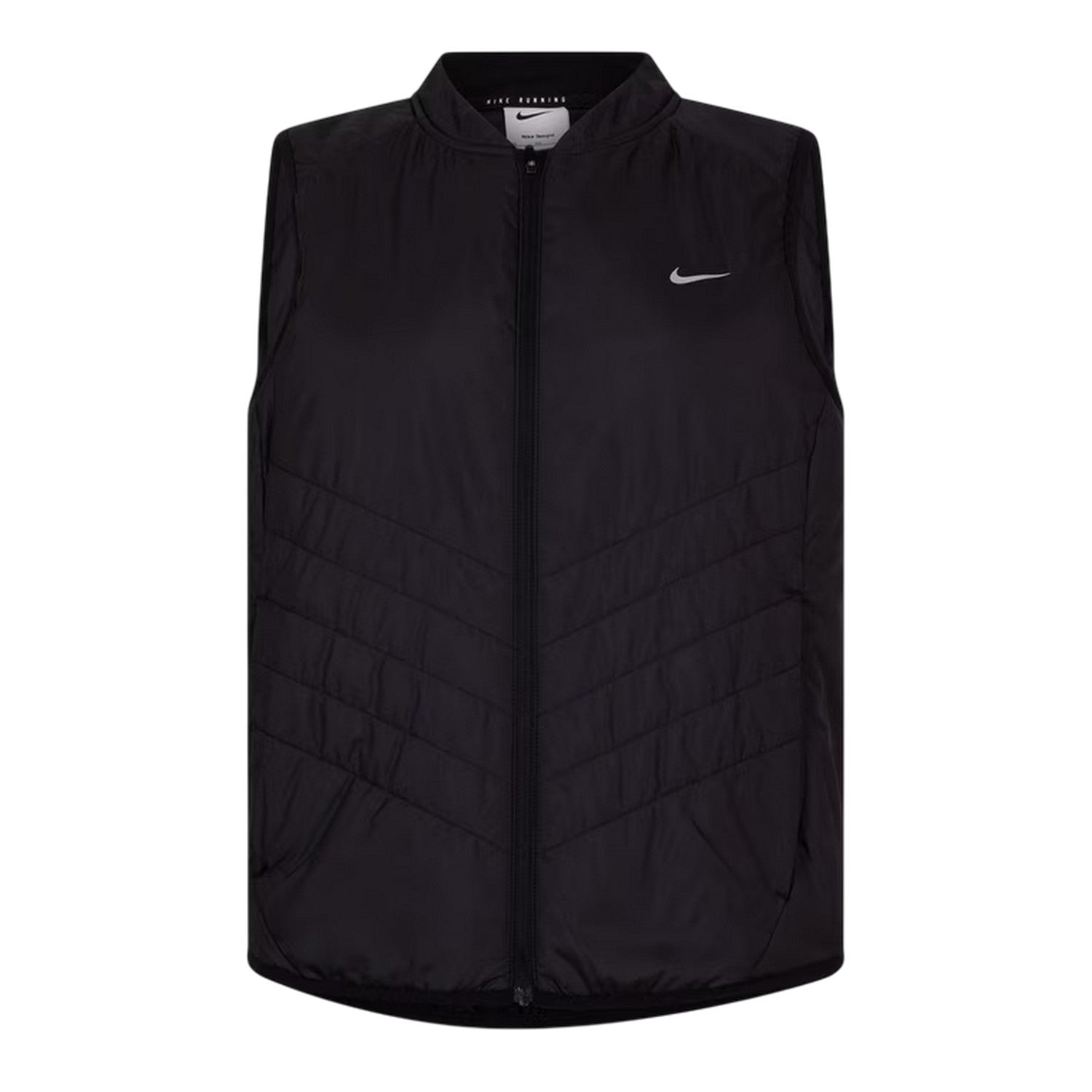 Black - Front - Nike Womens-Ladies Performance Slim Race Vest