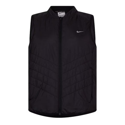 Black - Front - Nike Womens-Ladies Performance Slim Race Vest