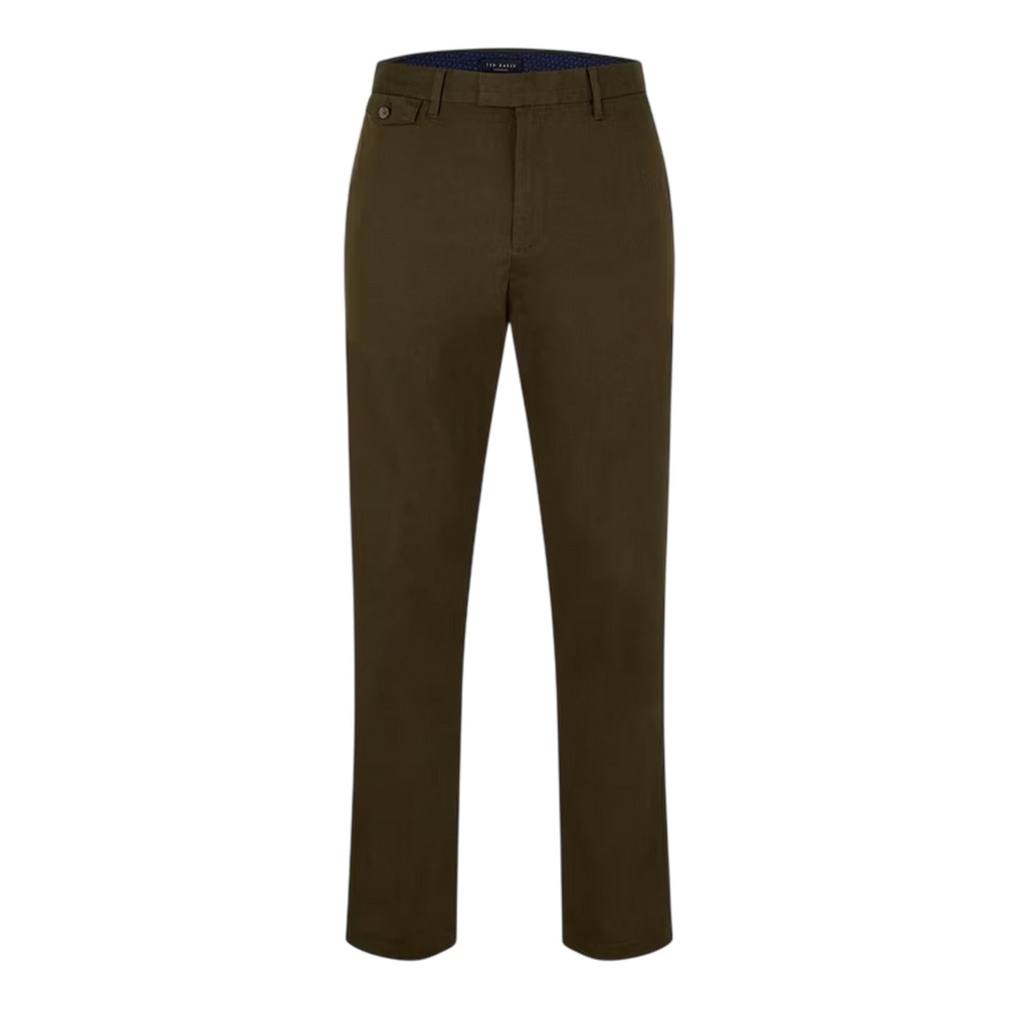 Khaki Brown - Front - Ted Baker Mens Haydae Straight Chinos
