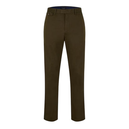 Khaki Brown - Front - Ted Baker Mens Haydae Straight Chinos