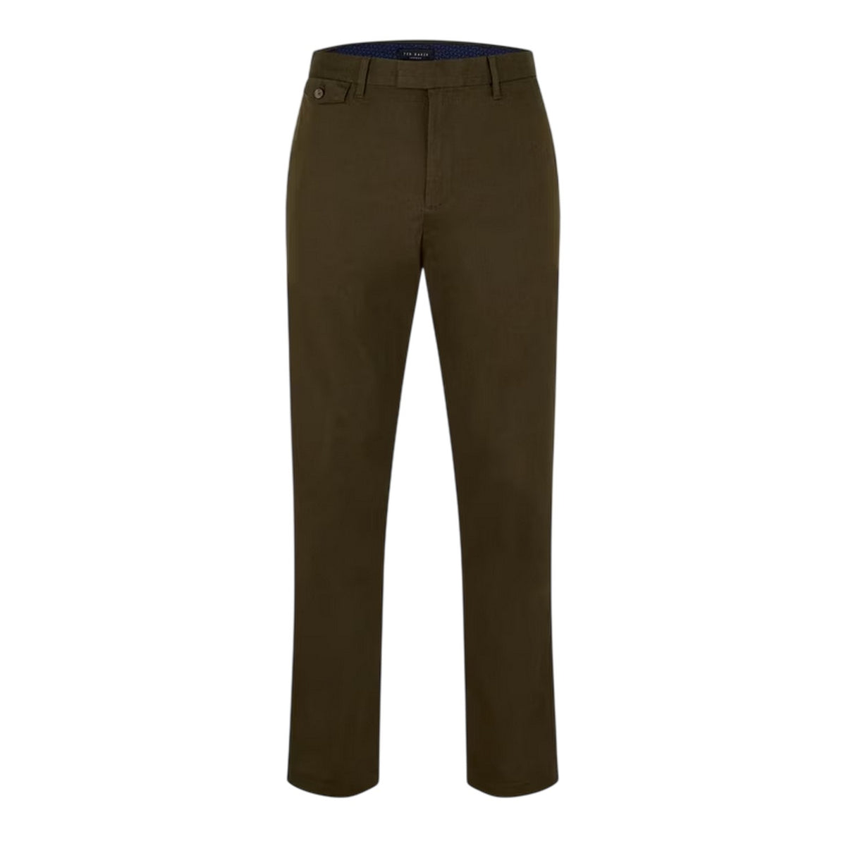 Khaki Brown - Front - Ted Baker Mens Haydae Straight Chinos