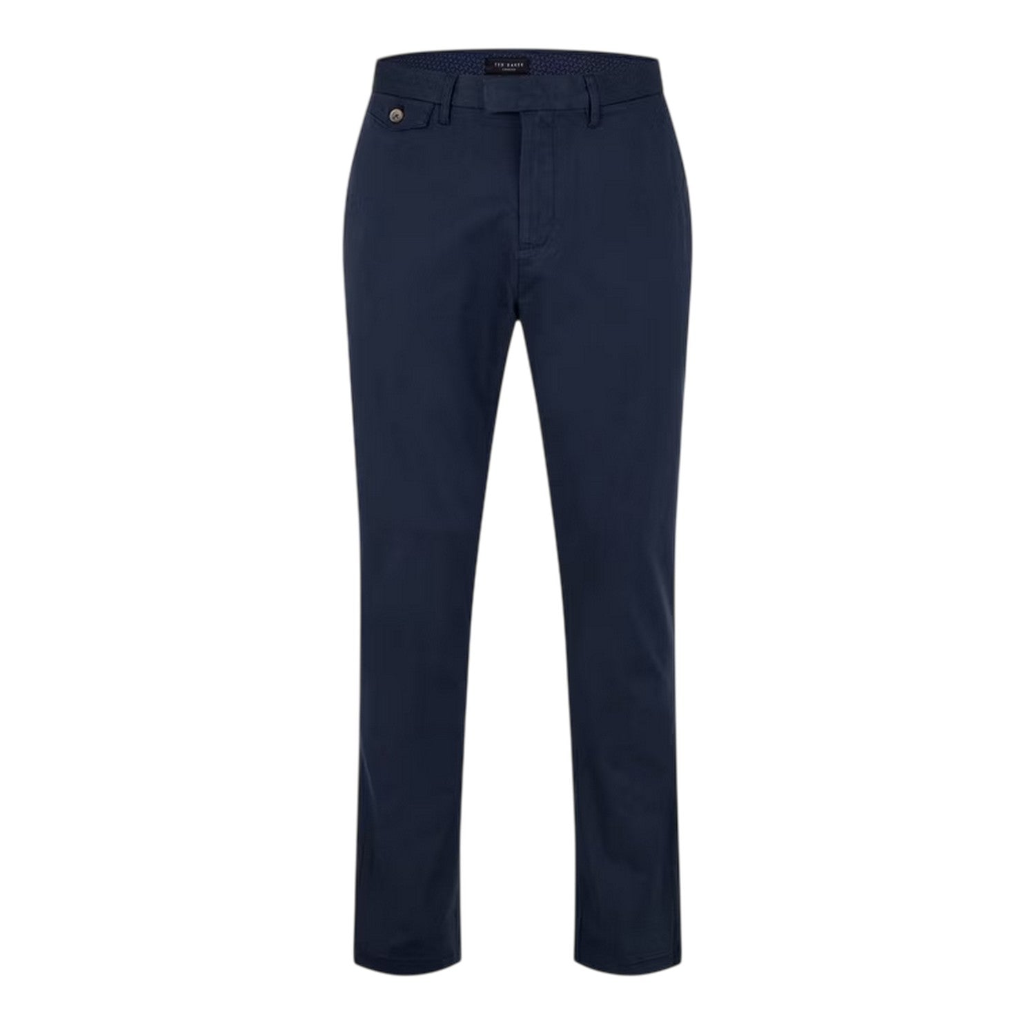 Navy - Front - Ted Baker Mens Haydae Straight Chinos