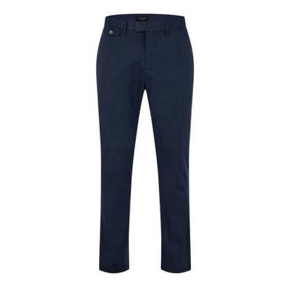 Navy - Front - Ted Baker Mens Haydae Straight Chinos