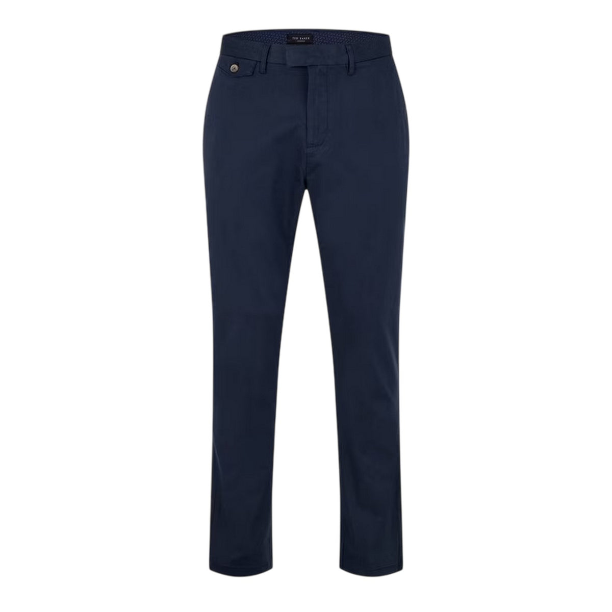 Navy - Front - Ted Baker Mens Haydae Straight Chinos