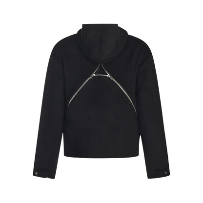 Caviar - Back - Diesel Mens D-Hennes Hooded Bomber Jacket