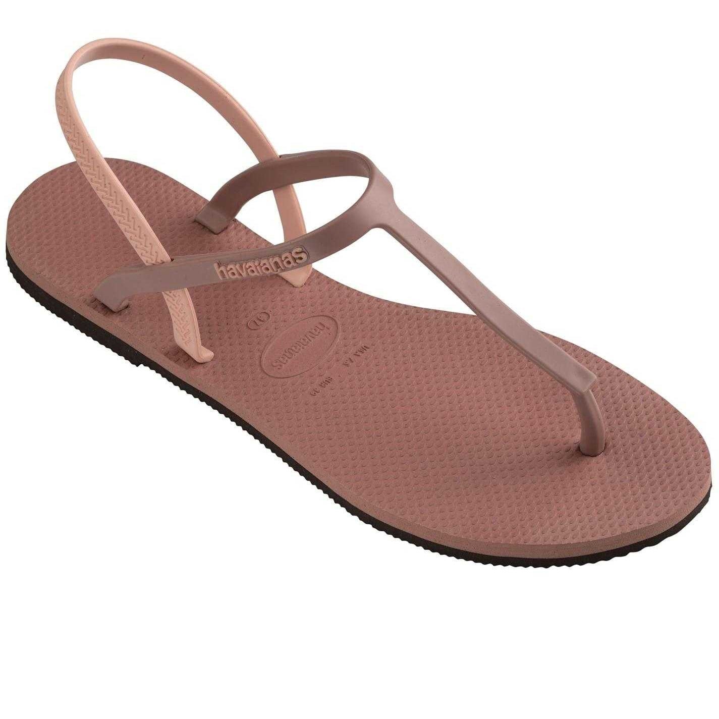 Pink - Side - Havaianas Womens-Ladies You Paraty Flat Flip Flops