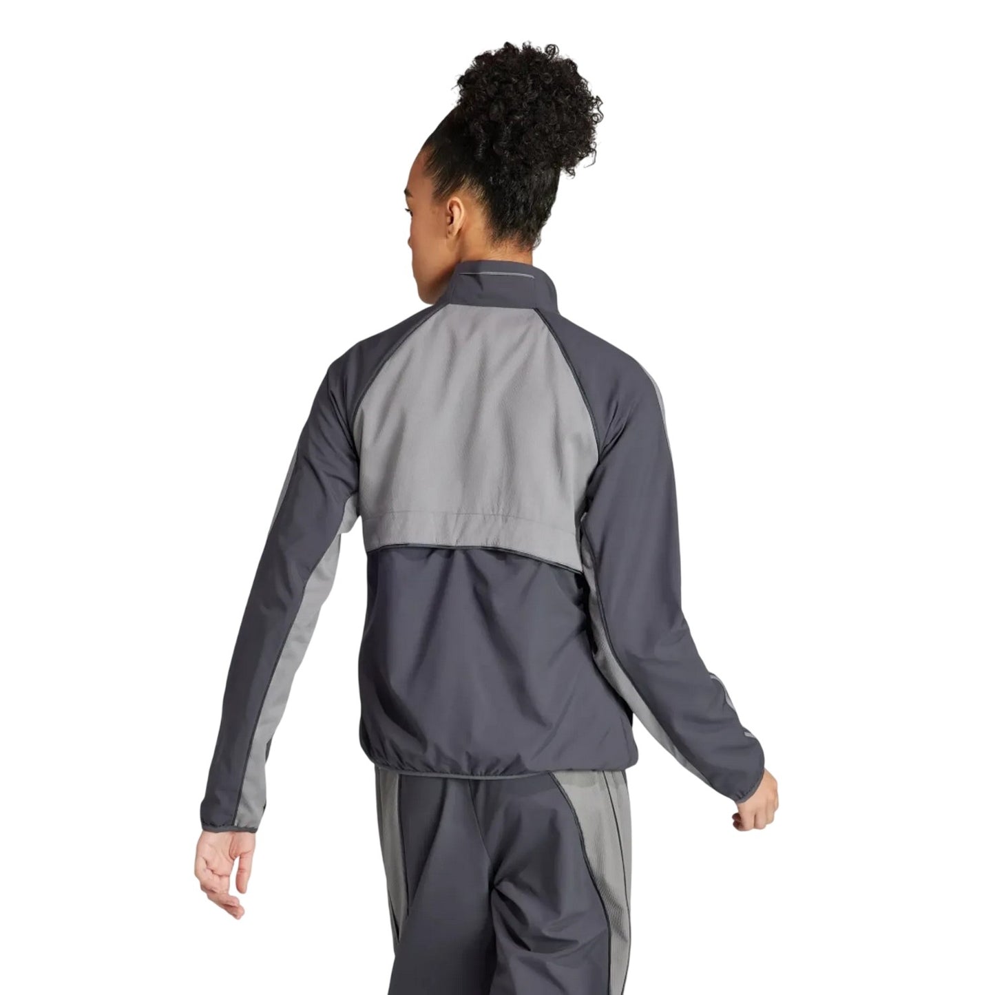 Carbon - Back - Adidas Womens-Ladies Juventus Tracksuit Top
