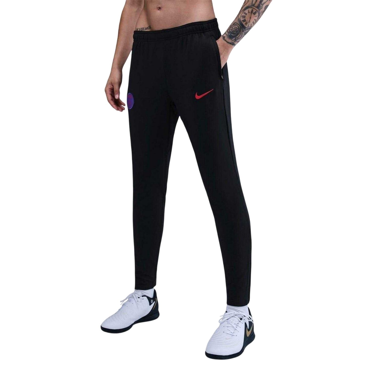 Black-Blue - Front - Nike Womens-Ladies Strike Paris Saint Germain FC Tracksuit Bottoms