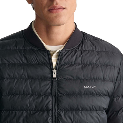 Black - Lifestyle - Gant Mens Light Padded Bomber Jacket