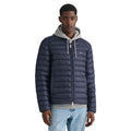 Blue - Front - Gant Mens Light Padded Bomber Jacket