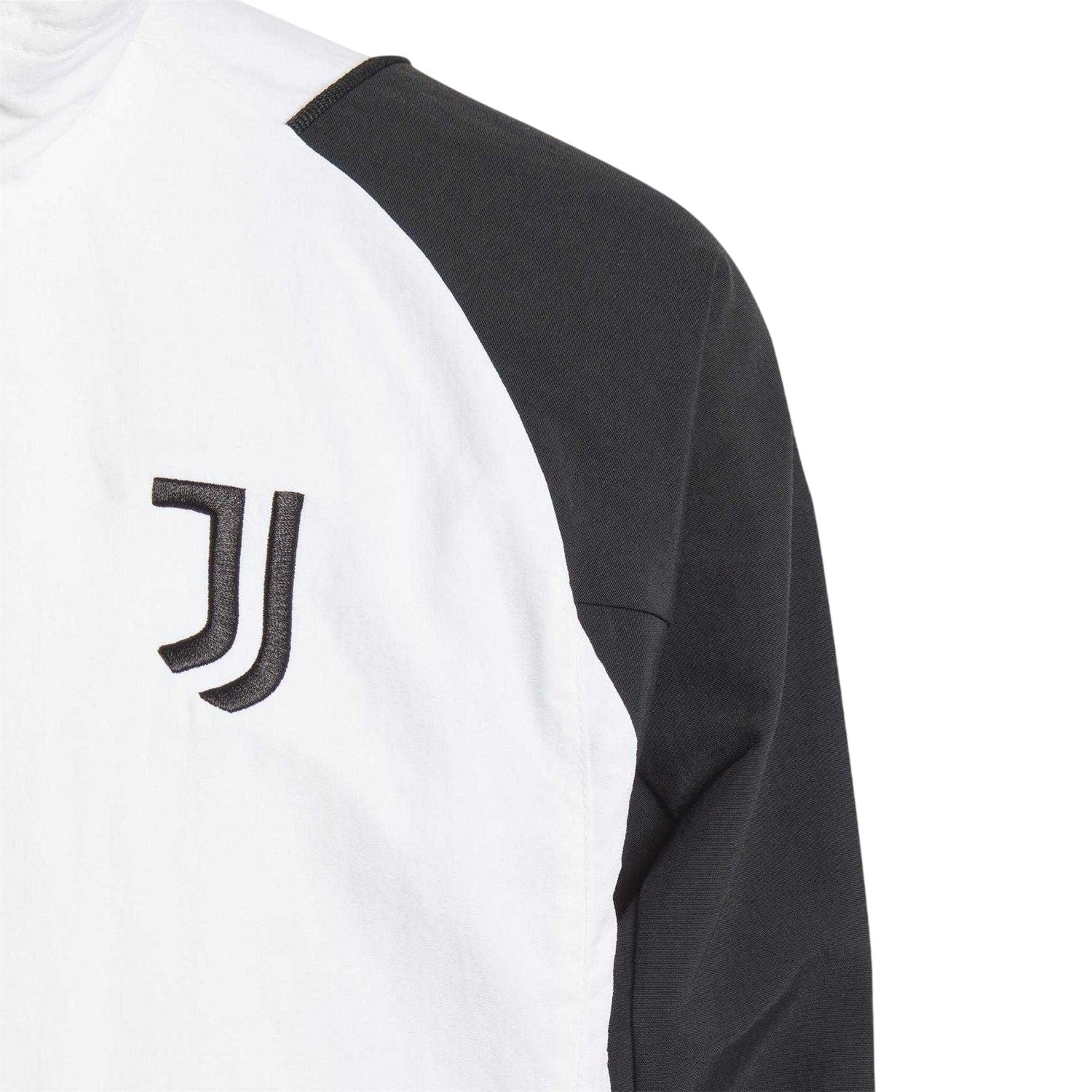 White - Side - Adidas Childrens-Kids 2023-24 Pre Match Juventus FC Tracksuit Top