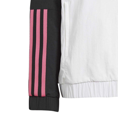 White - Lifestyle - Adidas Childrens-Kids 2023-24 Pre Match Juventus FC Tracksuit Top
