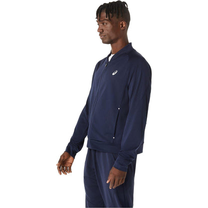 Midnight Blue - Lifestyle - Asics Mens Court Warm Up Tracksuit Top
