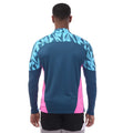 Blue - Back - Puma Mens Individual Final Quarter Zip Training Top