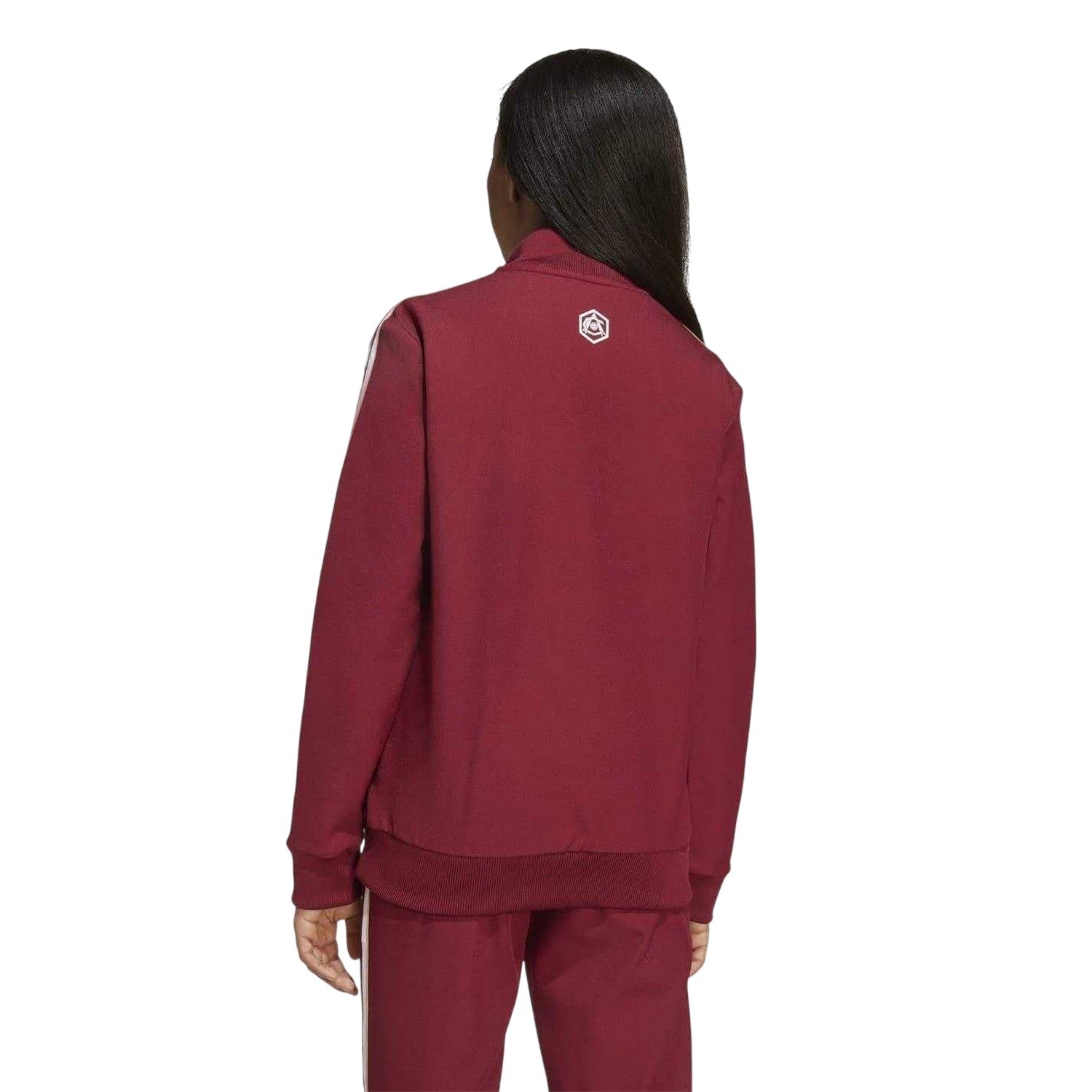 Red - Back - Adidas Childrens-Kids Terrace Icons Arsenal FC Tracksuit Top