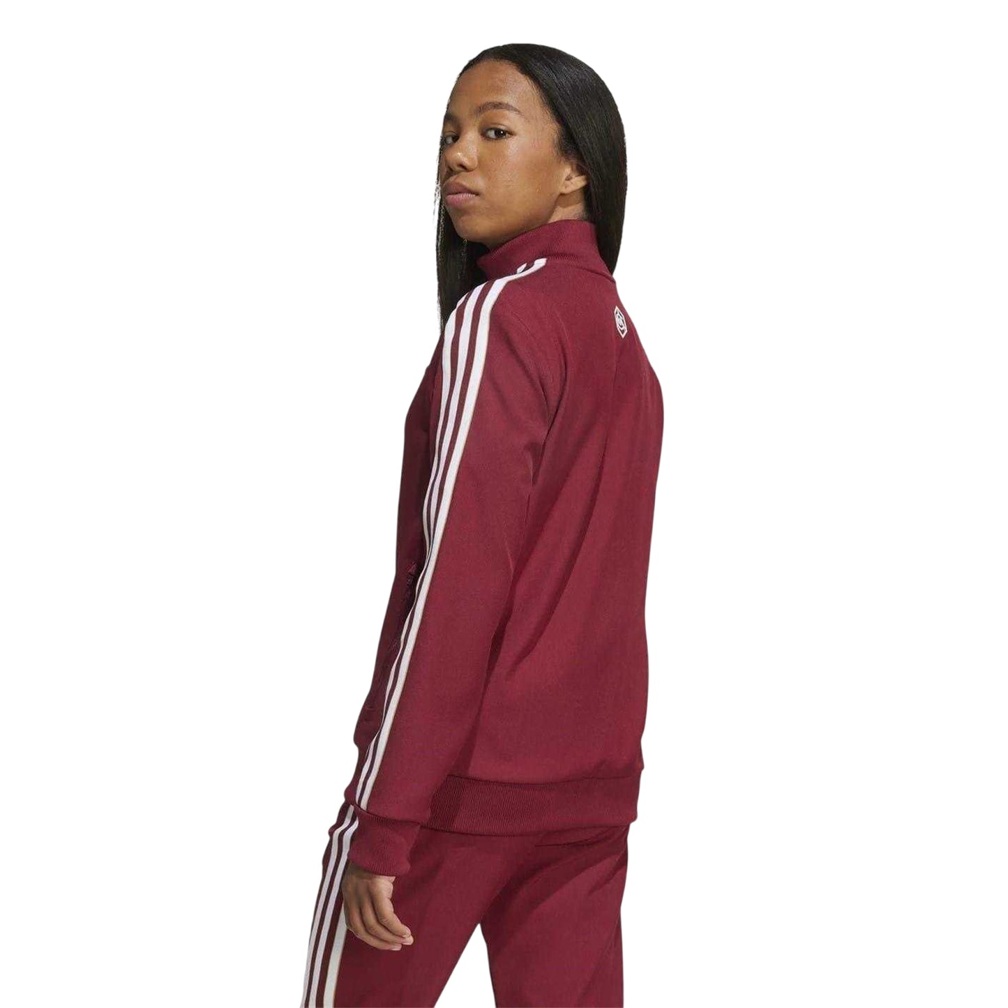 Red - Side - Adidas Childrens-Kids Terrace Icons Arsenal FC Tracksuit Top
