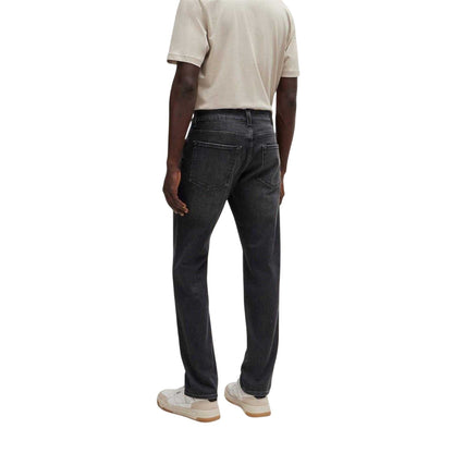 Charcoal - Back - Boss Mens 5 Pockets Slim Jeans