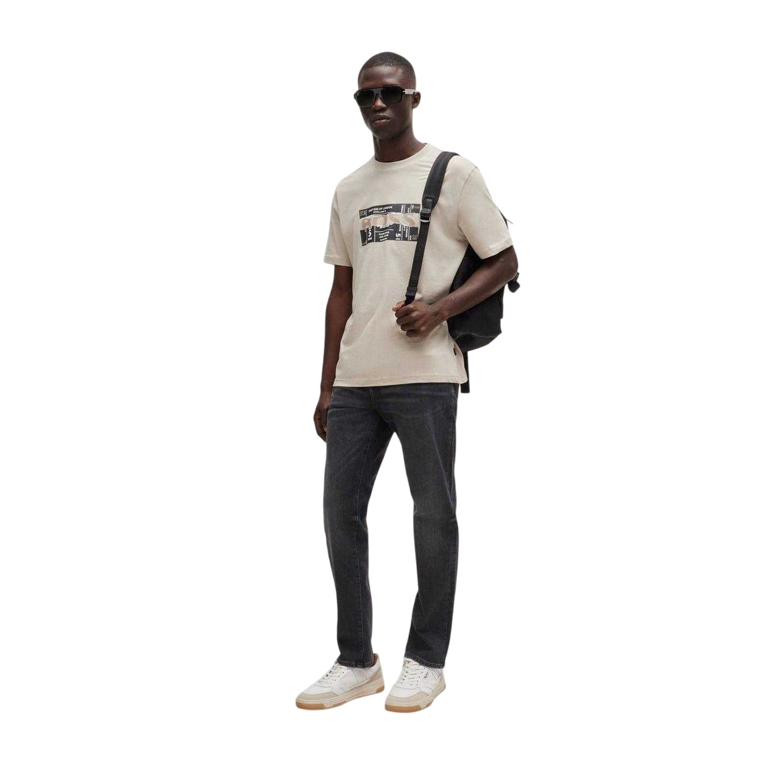 Charcoal - Lifestyle - Boss Mens 5 Pockets Slim Jeans