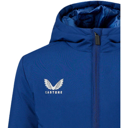 Blue-Grey - Side - Castore Boys Rangers FC Coach Jacket