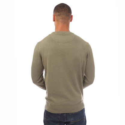 Khaki Green - Back - Timberland Mens Williams River Kennebec Cotton Sweatshirt