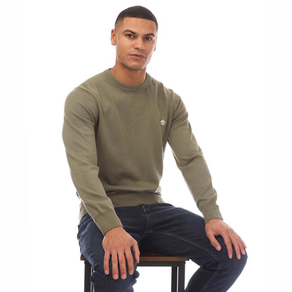 Khaki Green - Lifestyle - Timberland Mens Williams River Kennebec Cotton Sweatshirt