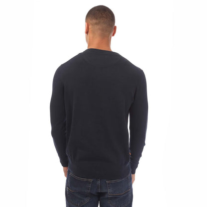 Navy - Back - Timberland Mens Williams River Kennebec Cotton Sweatshirt
