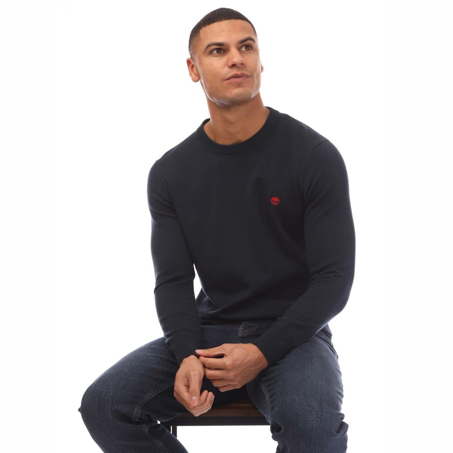 Navy - Lifestyle - Timberland Mens Williams River Kennebec Cotton Sweatshirt