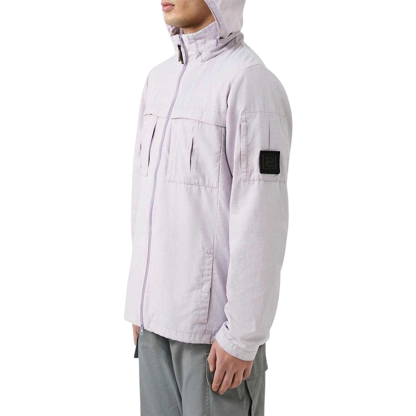 Lilac - Side - Patrick Mens Harley Full Zip Jacket