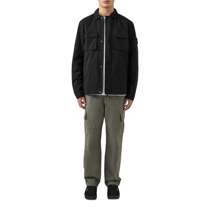 Black - Lifestyle - Patrick Mens Finn Full Zip Overshirt