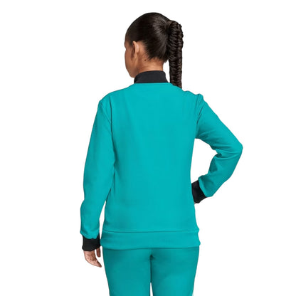 Green - Back - Adidas Childrens-Kids Terrace Icons Liverpool FC Track Jacket