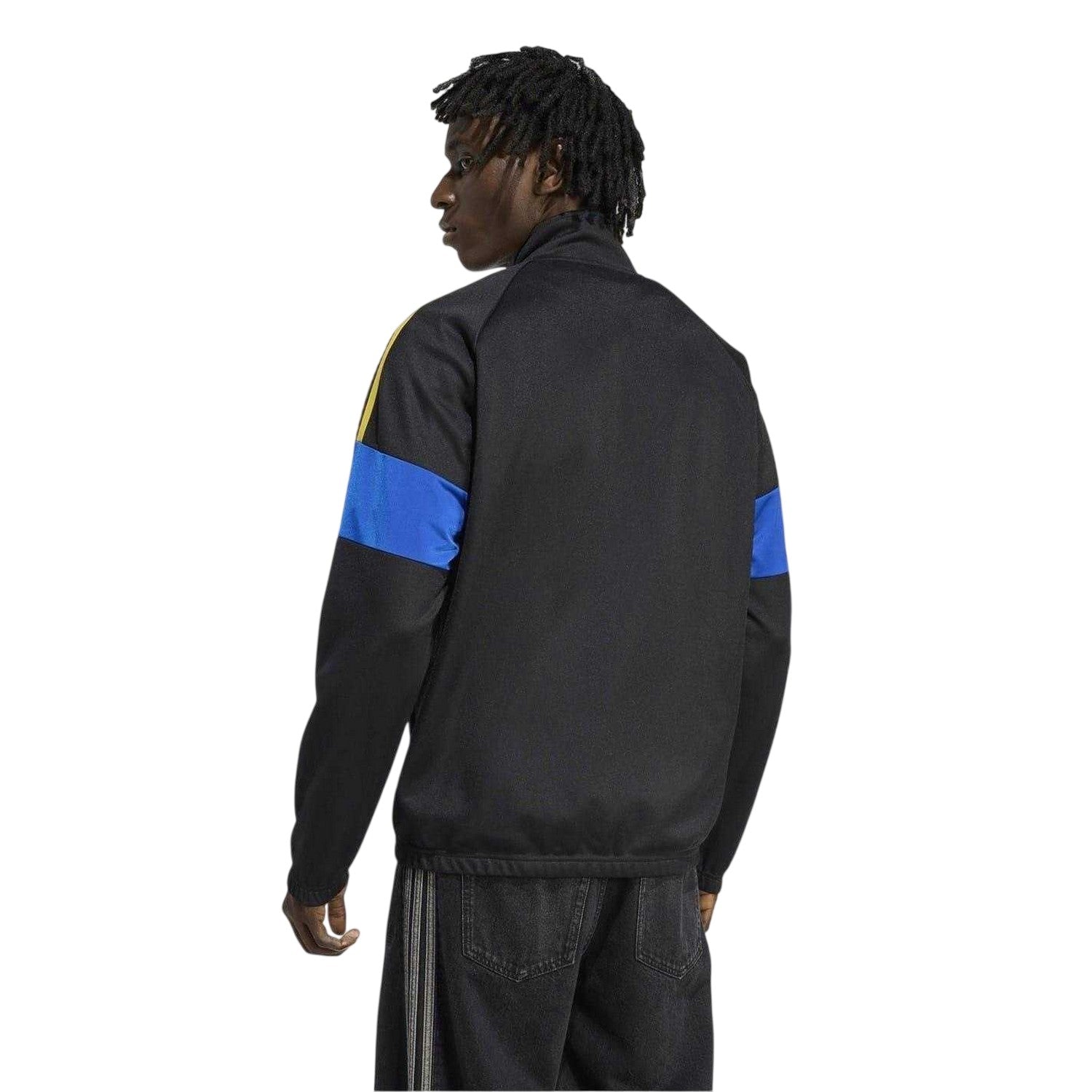 Black - Back - Adidas Mens Lifestyler Manchester United FC Track Jacket