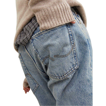 Blue Denim - Side - Jack And Jones Mens Chris 5 Pockets Jeans