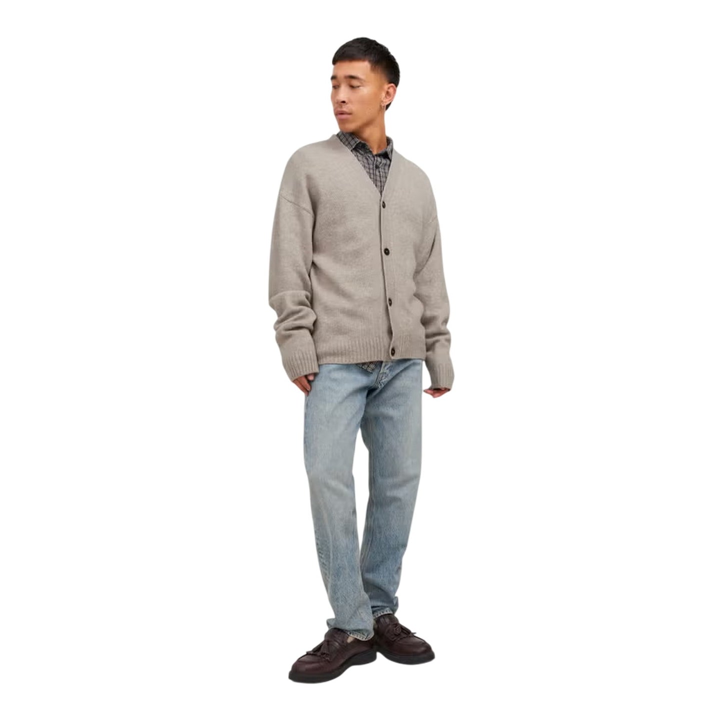 Blue Denim - Front - Jack And Jones Mens Chris 5 Pockets Jeans