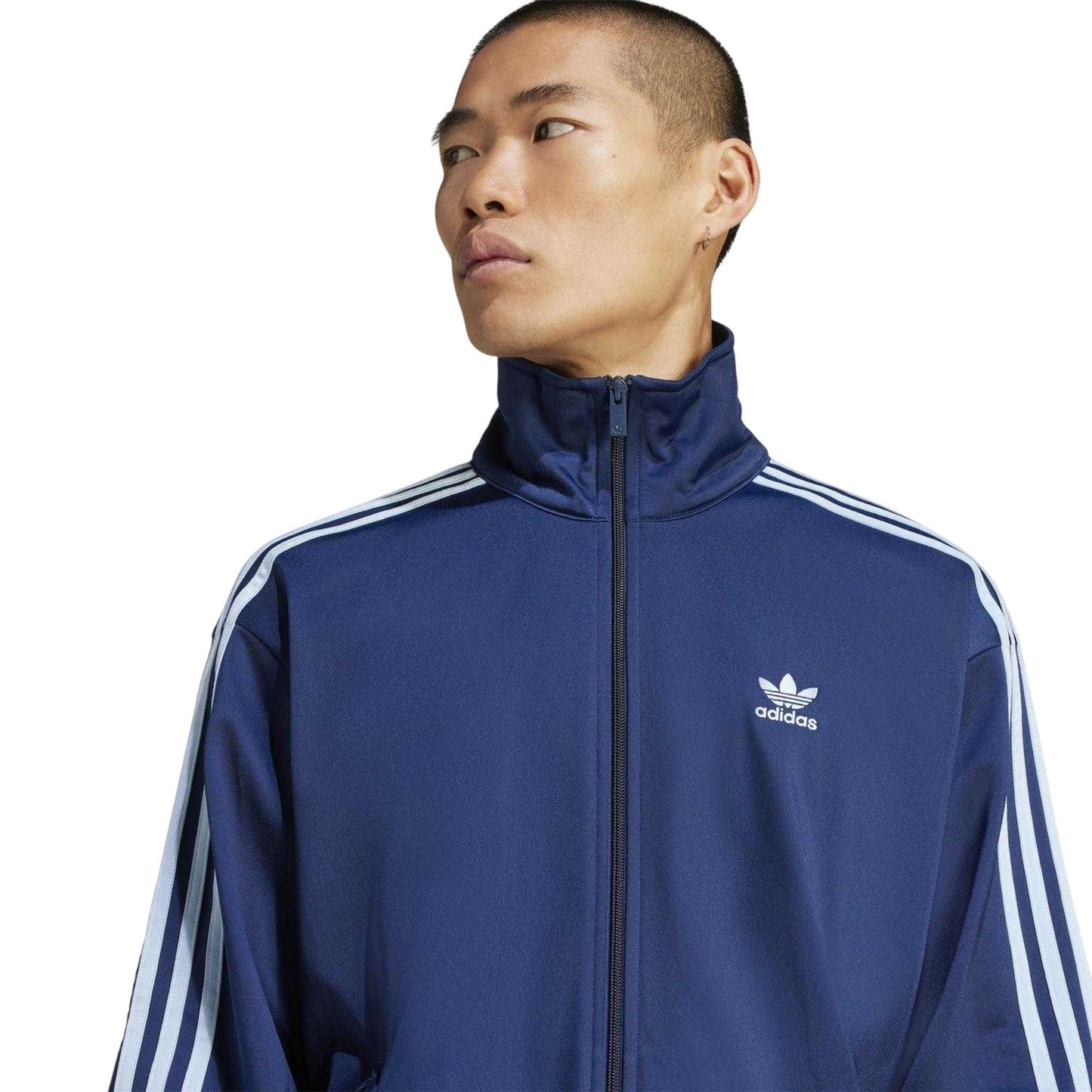 Night Indigo - Side - Adidas Mens Firebird Tracksuit Top