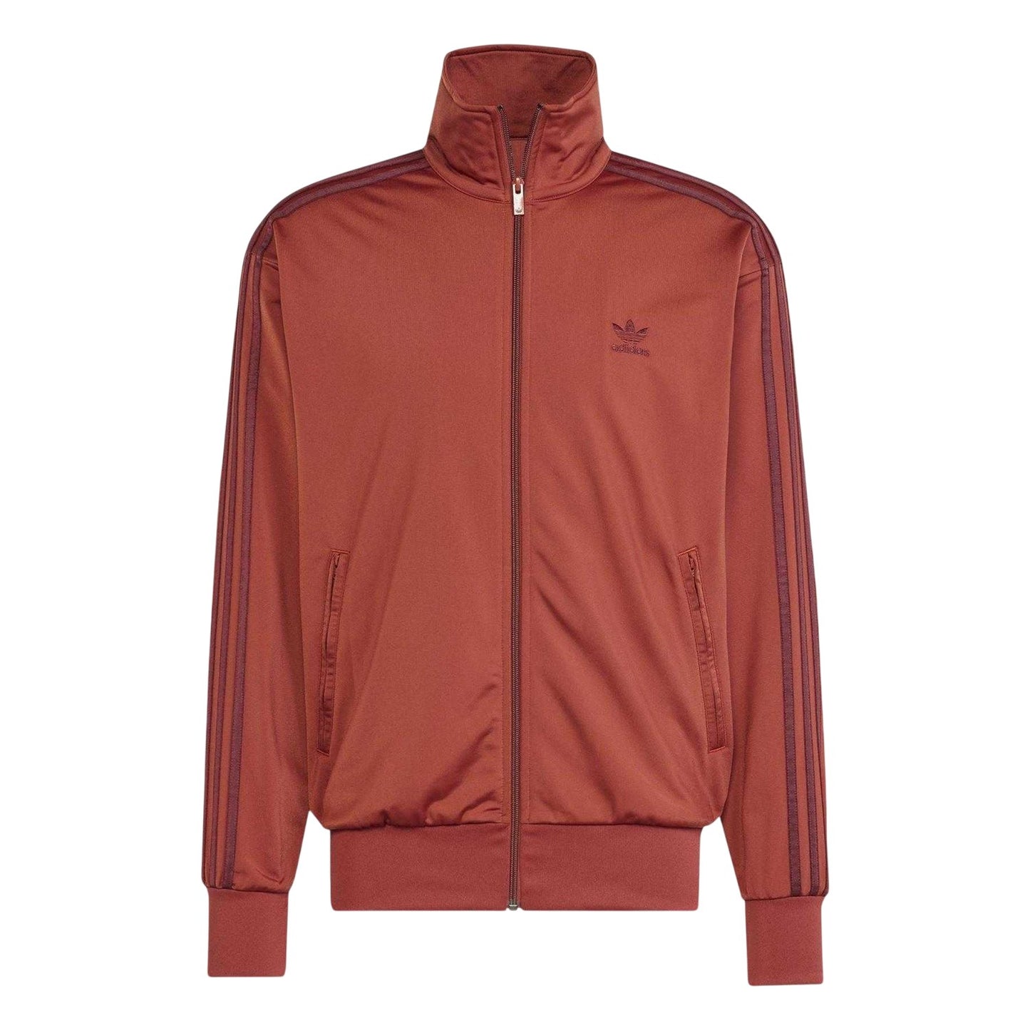 Ruby Red - Front - Adidas Mens Firebird Tracksuit Top