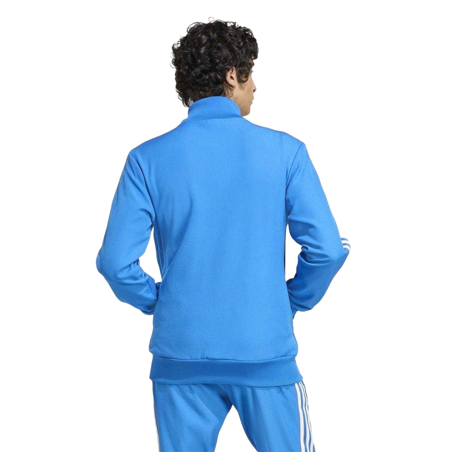 Blue-White - Back - Adidas Mens Terrace Icons Real Madrid CF Tracksuit Top