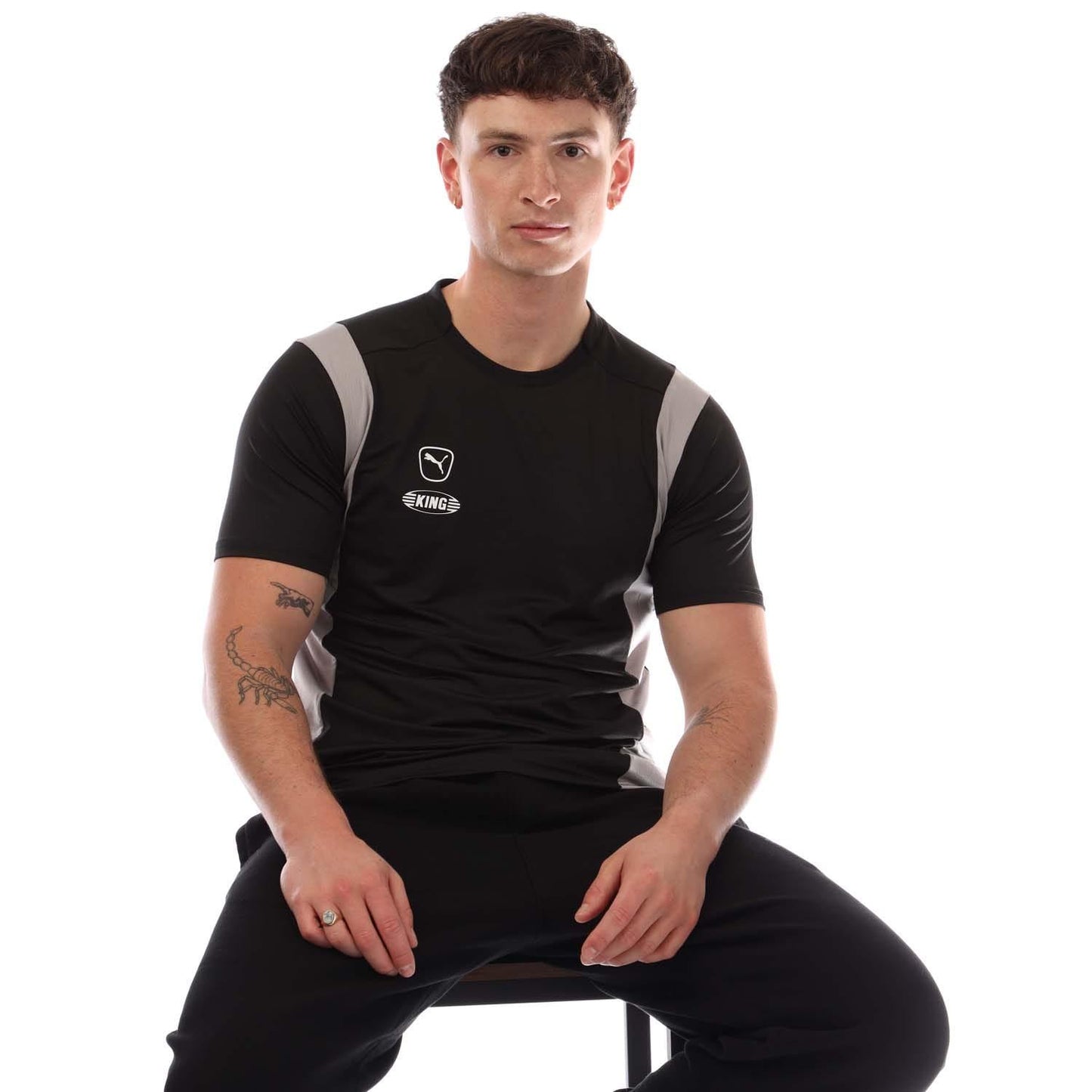 Black - Side - Puma Mens King Pro Jersey