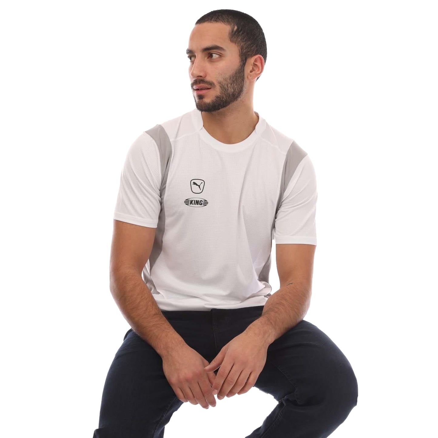White - Lifestyle - Puma Mens King Pro Jersey