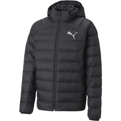 Puma Black - Front - Puma Childrens-Kids Lightweight Down Jacket