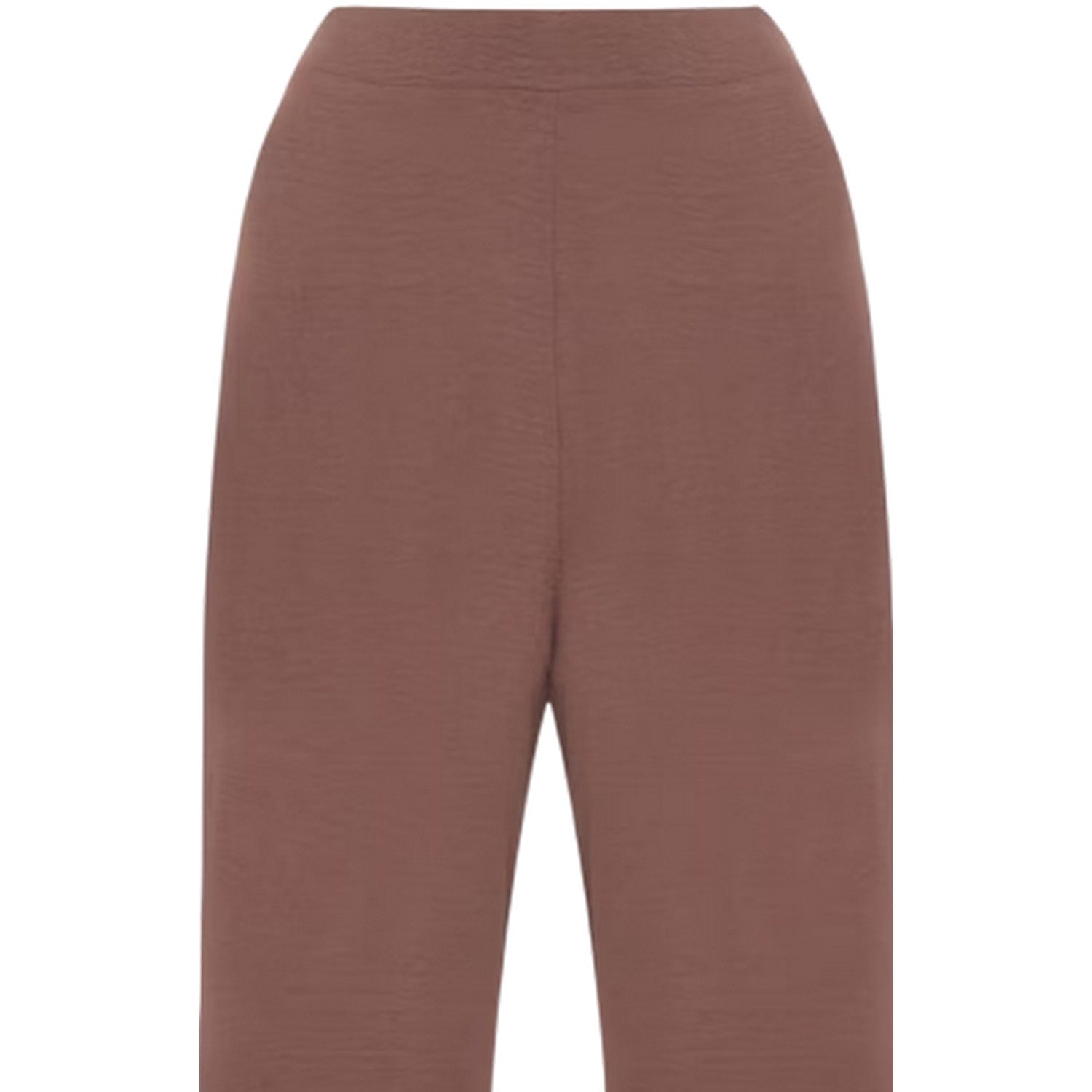 Brown - Side - I Saw It First Womens-Ladies Crepe Wide Leg Trousers