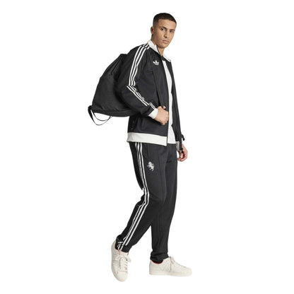 Black-White - Pack Shot - Adidas Mens Originals Juventus FC Tracksuit Top