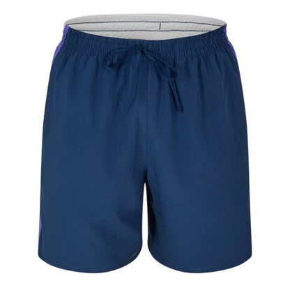 Navy-Purple - Front - New Balance Mens Performance Gym Shorts