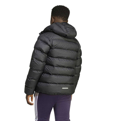 Triple Black - Back - Adidas Childrens-Kids Climawarm Puffer Jacket